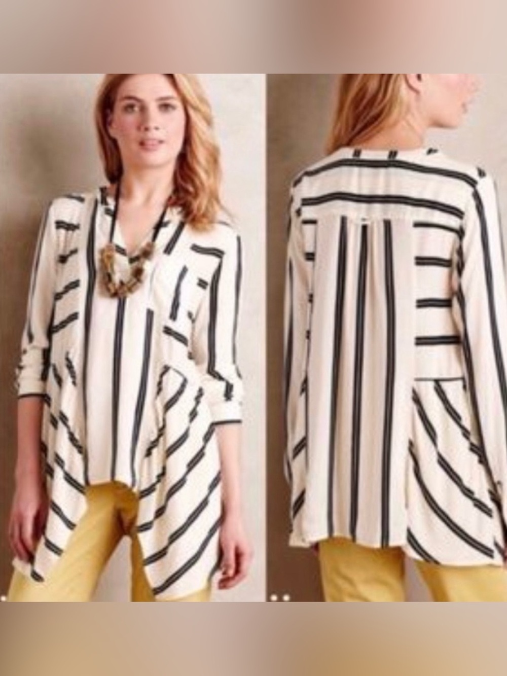 Maeve Anthropologie Lainey Blouse Size 6 - Picture 2 of 8